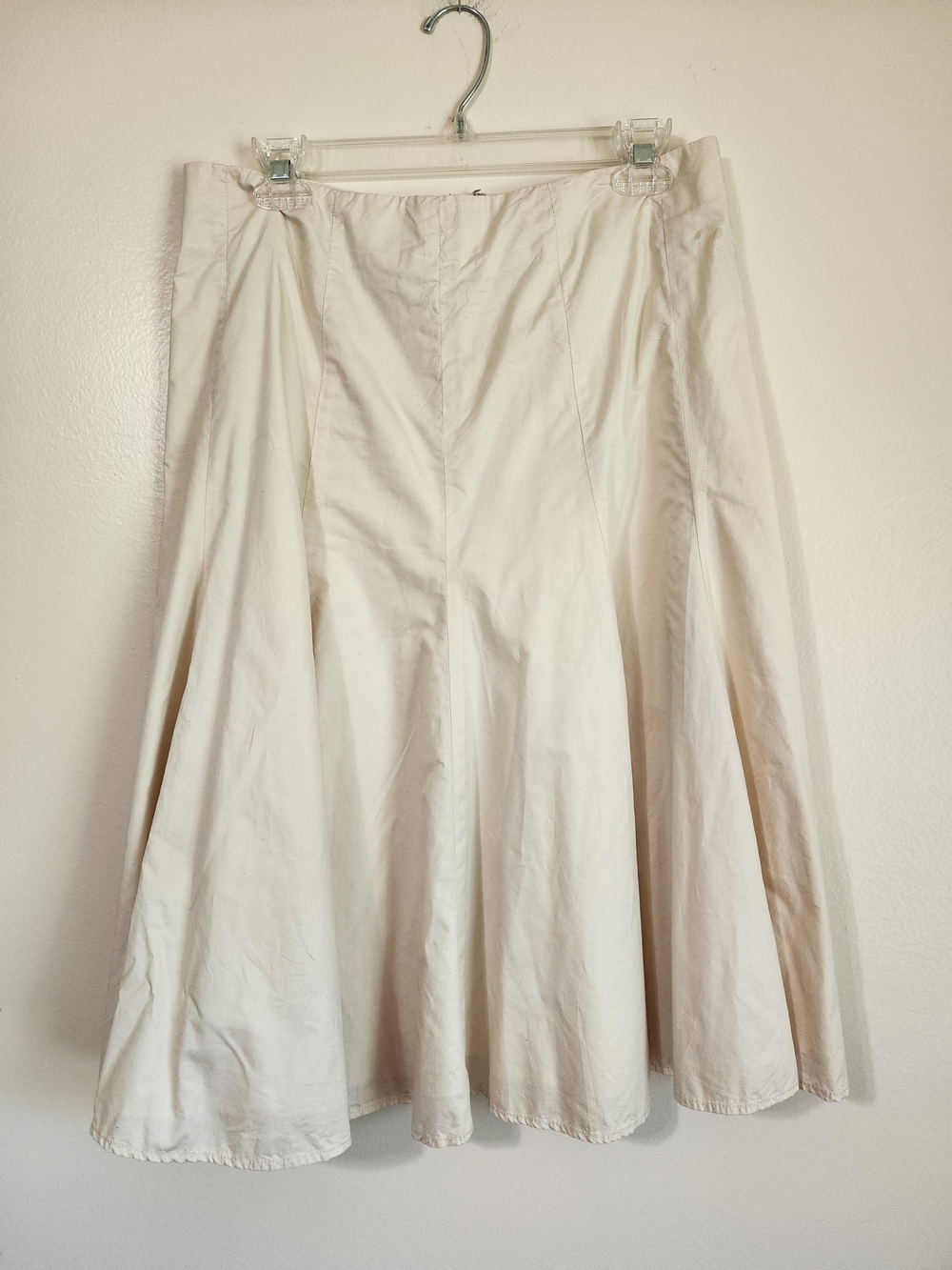 GAP Cream A-Line Flared Skirt